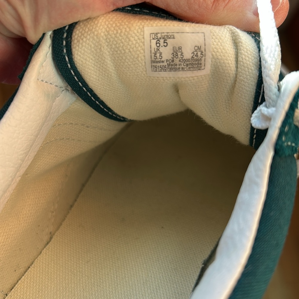 Vans Old Skool Color Theory Deep Teal, Jr/Men Size 6.5, Women’s Size 8, EUC - Picture 5 of 6